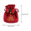 Kerstcadeautasjes van fluweel, set van 12 stuks. 3