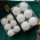 Witte kerstboomversieringen (ballen) onbreekbaar (6 stuks) 3