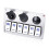 Panel de interruptores para cargador USB doble de coche 2