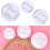 Leke plastic 3D mini bowknot mould set 3 pcs 3