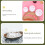 Leke plastic 3D mini bowknot mould set 3 pcs 4