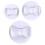 Leke plastic 3D mini bowknot mould set 3 pcs 5