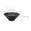 Salad Bowl Plastic Nonslip 8-inch Black 8