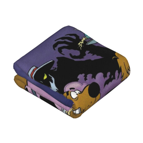 Scooby Doo plush throw blanket 50" x 40" 1