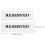 Letrero de acrílico reservado para mesa (2 unidades) 5