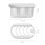 Stackable Kitchen Storage Box with Draining Hole 12-Pack 6