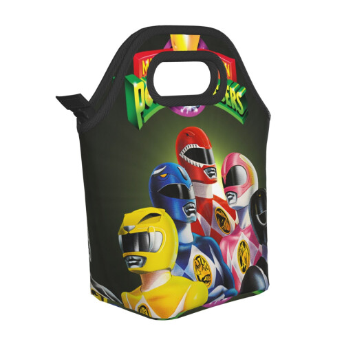 Power Rangers isolert lunsjpose gjenbrukbar bærbar 1
