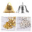 Christmas Hanging Ornaments Gold Silver Bells 2cm 5