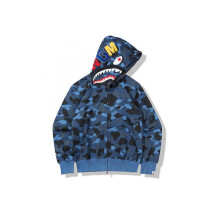 (4, XXL) (M, 11) BAPE Shark Head Ape Head Zipper Top Color Complete Sweater 3D Sweater Zipper Hoodie2