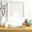 Love Mirror Decor Acrylic Wooden Irregular 1pc 4