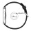 Pulseira de silicone resistente ao suor, cor sólida, 22 mm 3