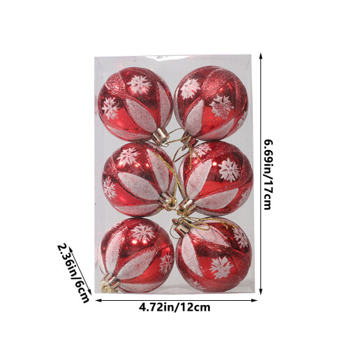 Black Ball Ornaments Irregular Shape 12 pcs 2