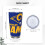 Rams Football Thermosbecher, 590 ml, Edelstahl 4