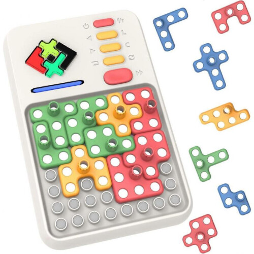 Super Blocks Pattern Matching Puzzle Games with 1000+ Challenges Brain Teaser STEM Toy