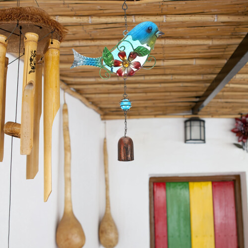 Carillon éolien oiseau, ornement suspendu, décoration intérieure 1