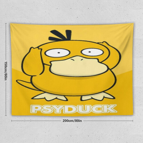Tapiz de pared de Psyduck para sala de estar (1 pieza) 1