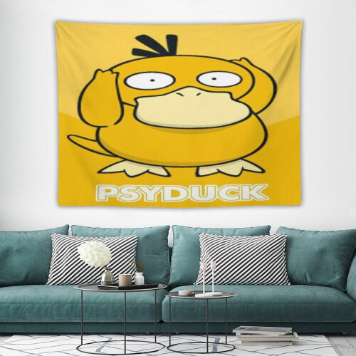 Tapiz de pared de Psyduck para sala de estar (1 pieza) 2