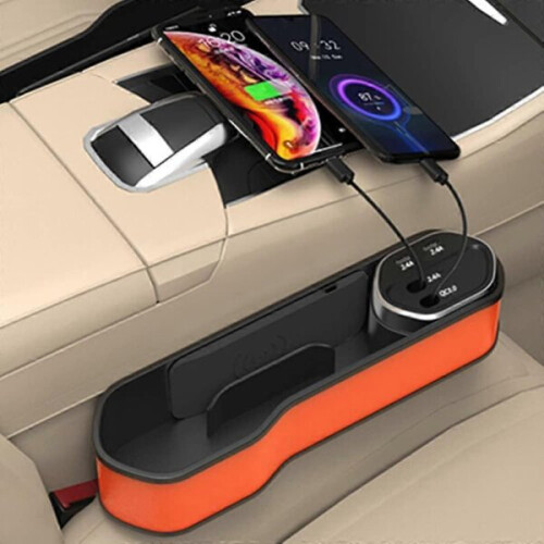 Car seat cushion with cup holder 2