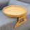 Sofa Armrest Tray Table Light Yellow Foldable 2Pack 2