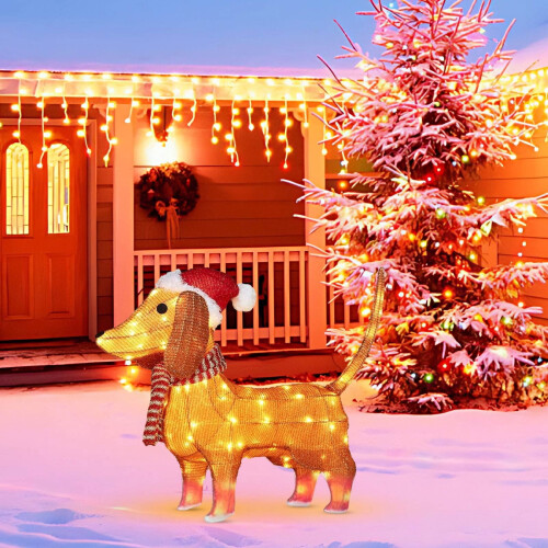 Glowing Dog Garden Light Dachshund 1 Pack 2