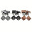 Suitcase Replacement Wheels Universal Spinner Swivel Set 5