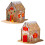 Julepepperkakehus DIY-sett med LED-lys 2