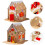 Julepepperkakehus DIY-sett med LED-lys 3