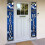 60th Birthday Decoration Blue Silver Balloon Banner 3