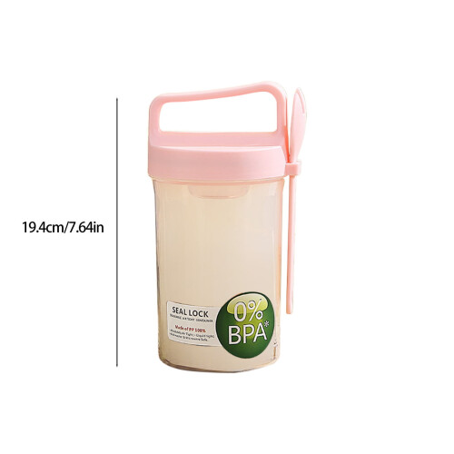 Φορητό κύπελλο βρώμης με κουτάλι 350ml 2
