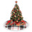 Jupe de sapin de Noël en dentelle à franges 91 cm 4