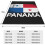Microflanel deken met Panamese vlag, 60x50 inch 2