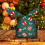 Weihnachtsgeschenkpapier, Schneeflocken, Hasenohren, Süßigkeitentüte 2
