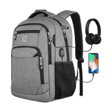 ABC USB-Stick-Laptoptasche aus weißer Baumwolle und Fleece