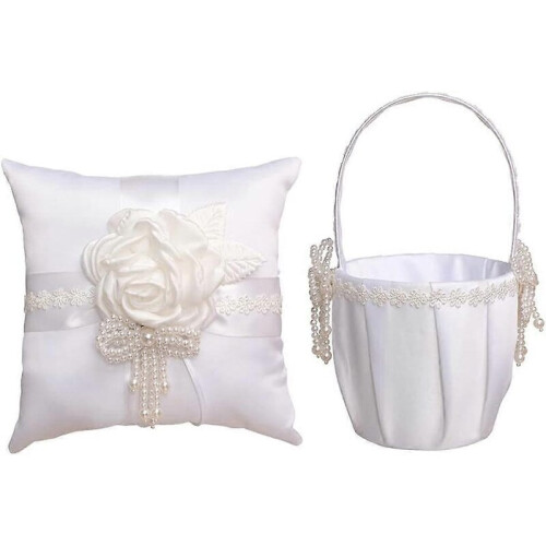 Conjunto de 2 almofadas de casamento com flores PHRL36557