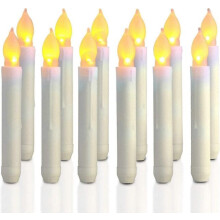 12 stuks warmgele LED-kaarsen