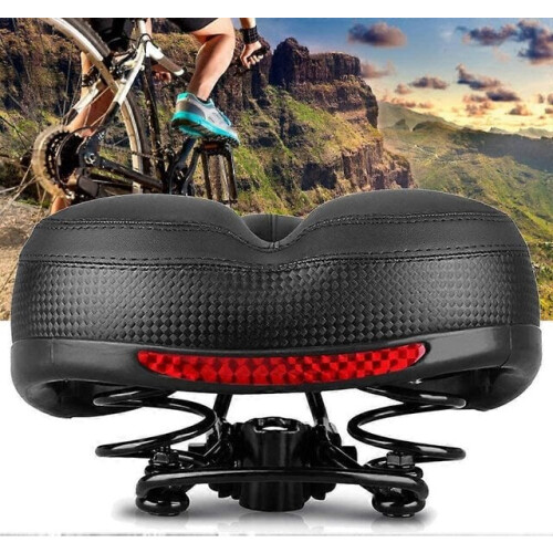 Bicycle saddle for mountain bike, comfortable, soft
