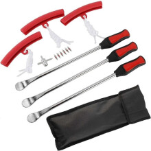 Lâminas de ferro de 37 cm para pneus, compatíveis com cortadores de grama para motocicletas e bicicletas.