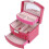 3-laags sieradendoos met sluiting roze PHRL38301 1