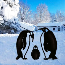 stuks metalen pinguïn tuinpinnen