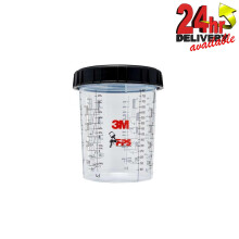 3M 16023 PPS Paint Preperation System Large Spray Gun Paint Mixing Cup & Collar