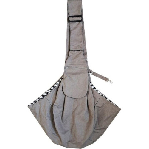 Bolsa frontal conectável SZYKD Palukas, ajustável para cães.