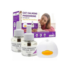 2025 Cat Pheromones Calming Diffuser Cat Pheromone Plug-In Relaxants Start Kit 30-Day Refill Calming Spray for Calm Relaxing
