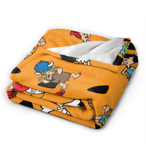 Flintstones pluche plaid 50x60 inch 1