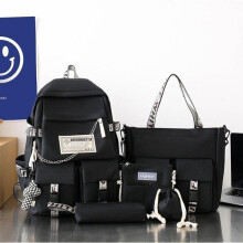 Marcos neue fünfteilige Schultasche, einfache Reisetasche mit großem Fassungsvermögen