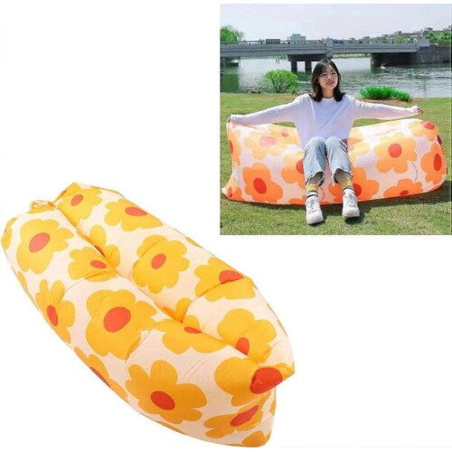 Fauteuil gonflable de taille moyenne Tournesol