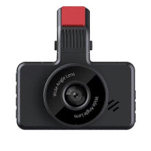 Car video recorder with HD dual lenses, built-in