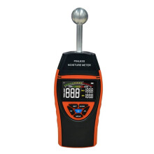 Pinloze Vochtmeter met Bolvormige Vochtigheidssensor, Kleuren-Lcd-Scherm en Alarmfunctie, Meetdiepte voor Hout