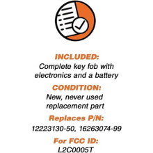 High Quality Brand New Replacement Car Key Fob