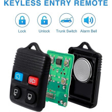 Keychain With 4 Buttons Keyless Entry Remote Control
