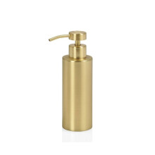 Seifenspender aus goldfarbenem Edelstahl